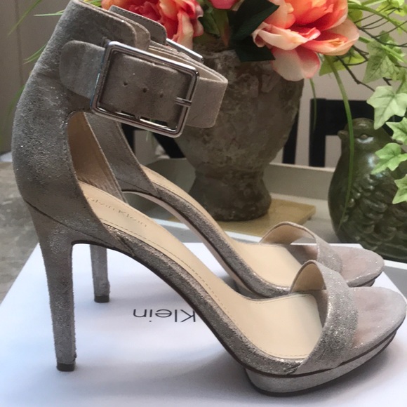 Calvin Klein Shoes - Calvin Klein Vivian Dusty Suede heel